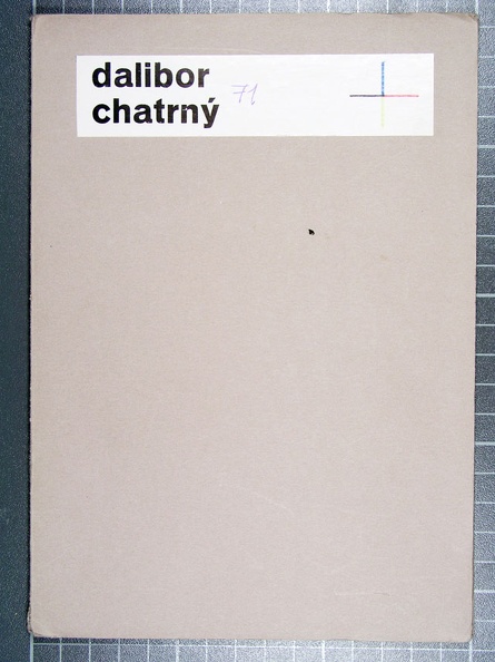 1971, 200×145 mm, fix, papír, Barvy III., sig.