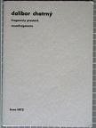1972, 210×150 mm, ofset, papír, Fragmenty prostoru, sig. GHMP