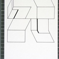 1972, 210×150 mm, ofset, papír, Fragmenty prostoru, sig.