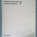 1972, 210×150 mm, ofset, tuš, papír, Projekty pro malíře pokojů 3, sig.