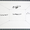 1972, 150×210 mm, ofset, tuš, papír, Projekty pro malíře pokojů 3, sig.