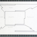 1972, 150×210 mm, ofset, fix, akryl, papír, Projekty pro malíře pokojů A, sig.