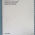 1972, 210×150 mm, ofset, fix, akryl, papír, Projekty pro malíře pokojů B, sig.