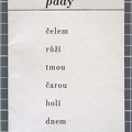 1980, 155×110 mm, tisk, Pády, sig.