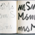 1982, 205×150 mm, tuš, papír, Textová kniha, sig.