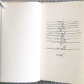 1985, 200×130 mm, tuš, papír, Textová kniha, sig.