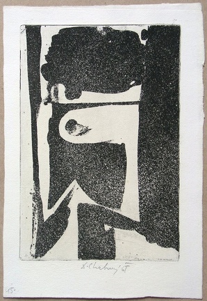 1965, 245×170 mm,tiskařská barva, papír, Iliada, sig.