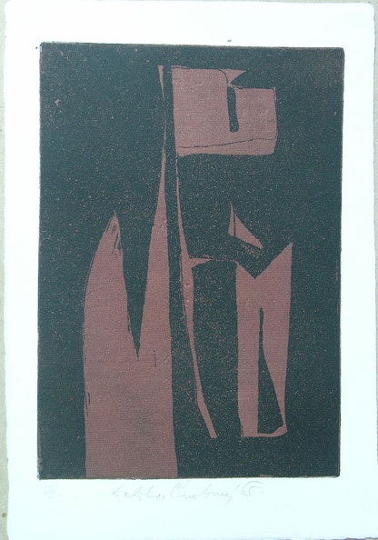 1965, 245×170 mm, tiskařská barva, papír, Iliada, sig., soukr.sb.12