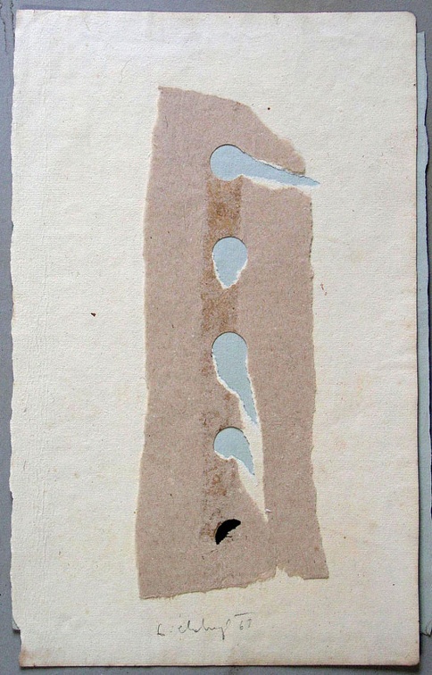 1968, 330×210 mm, koláž, papír, sig.