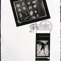 1967, 600×420 mm, reliéfní tisk, tiskařská barva, papír, kolážová grafika, sig.