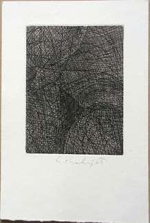 1964, 125×95 mm, lept, tiskařská barva, papír, sig.
