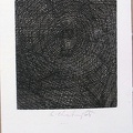 1964, 130×125 mm, lept, tiskařská barva, papír, sig.