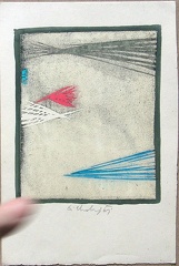 1961, 150×120 mm, tiskařská barva, papír, sig.