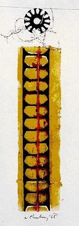 1965, 470×290 mm, reliéfní tisk, akronex, papír, režrot, sig. sbírka J.Valocha NG Praha