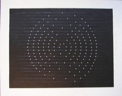 1970, 250×320 mm, suchá jehla, tiskařská barva, papír, sig.