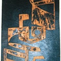 1962, 70×43,5 cm, dřevořez, překližka, Signály, nesig., soukr. sb. 143