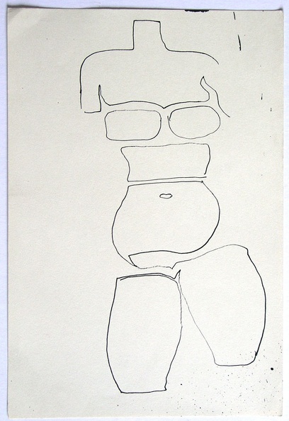 1959, 210×140 mm, perokresba, tuš, papír, sig.