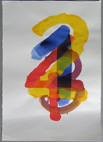 1974, 295×210 mm, akvarel, tužka, papír, Addice, sig.