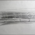 1987, 350×500 mm, frotáž, tužka, papír, sig.