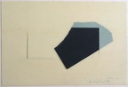 1976, 200×300 mm, koláž, plast, papír, sig.