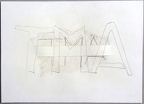 1978, 230×315 mm, koláž, tužka, prořezávaný papír, sig.