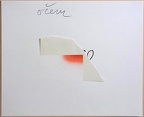 1978, 295×360 mm, koláž, tužka, tuš, sprej, prořezávaný papír, sig.