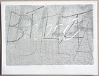 1976, 120×180 mm, reliefní tisk, barva, tužka, papír, Nocí, sig.
