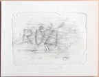 1976, 120×180 mm, reliefní tisk, tužka, papír, sig., soukr. sb. 12