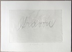 1976, 140×210 mm,reliefní tisk, tužka, papír, Vidím, sig.