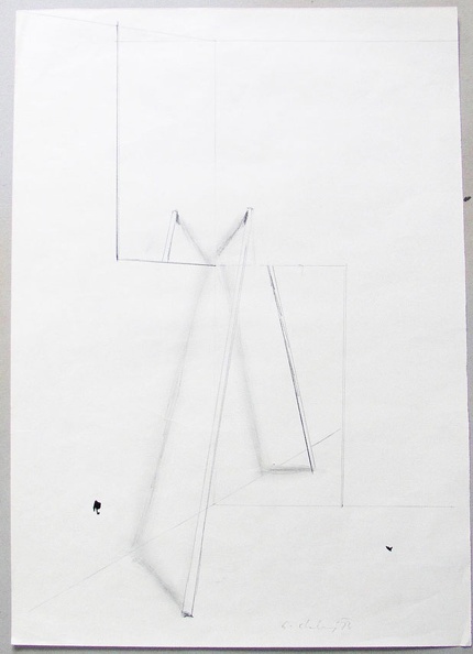 1973, 490×350 mm, tužka, papír, sig.