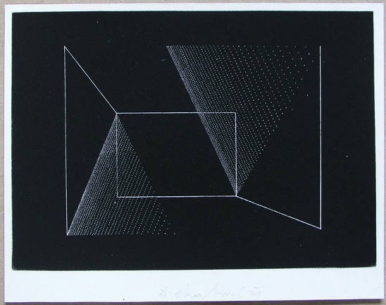 1971, 145×205 mm, sítotisková barva,  papír, sig.