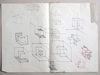 skicy 1968-75, tuš, tužka, papír