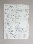 skicy 1968-75, tuš, papír