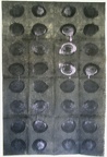 1989, 1120×550 mm, akryl, netkaný textil, sig.