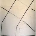 1990, 1450×920 mm, akryl, tužka, netkaný textil, sig.