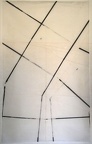 1990, 1450×920 mm, akryl, tužka, netkaný textil, sig.