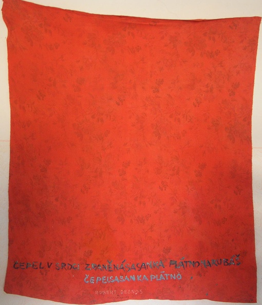 1987, 135×113 cm, akryl, plátno, R. Desnos, sig.