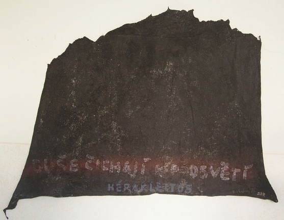 1987, 89×123 cm, akryl, plátno, Hérakleitos, sig.