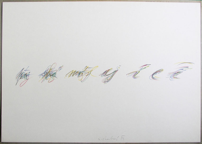 1983, 420×590 mm, pastelky, papír, sig.