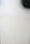 1982, 660×450 mm, sprej, prořezávaný papír, sig., rub, soukr. sb. 12