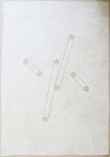 1980, 520×360 mm, tužka, perforovaná netkaná textílie, sig.