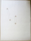 1981, 490×360 mm, tužka, perforovaná netkaná textílie, sig.