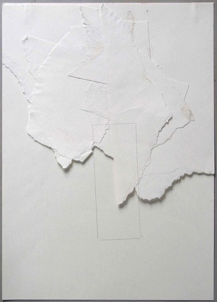 1980, 420×300 mm, trhaný papír, tužka, sig.