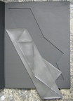 1980-81, 800×600 mm, skládaný papír, gafit, karton, plátno, Anatomie plochy, sig., soukr. sb. 12