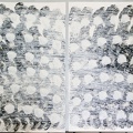 1985, 880×610 mm (2×), akryl, papír, sig.