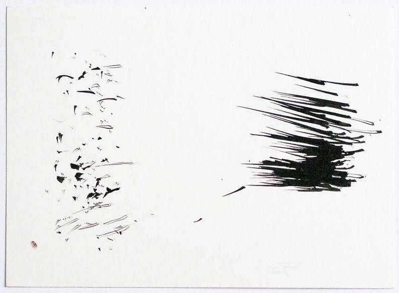 1985, 110×160 mm, tuš, papír, sig.