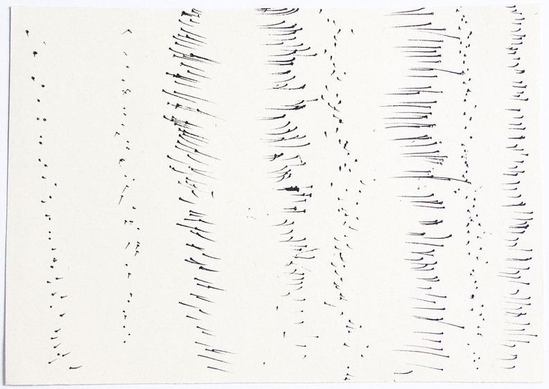 1985, 145×210 mm, tuš, papír, sig.