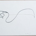 1991, 250×340 mm, tužka, provázek, papír, sig., líc