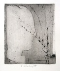 1958, 110×150 mm, suchá jehla, sig.