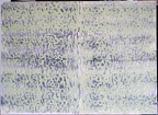 1987, 630×870 mm, papír, akryl, Na počátku bylo slovo, sig.